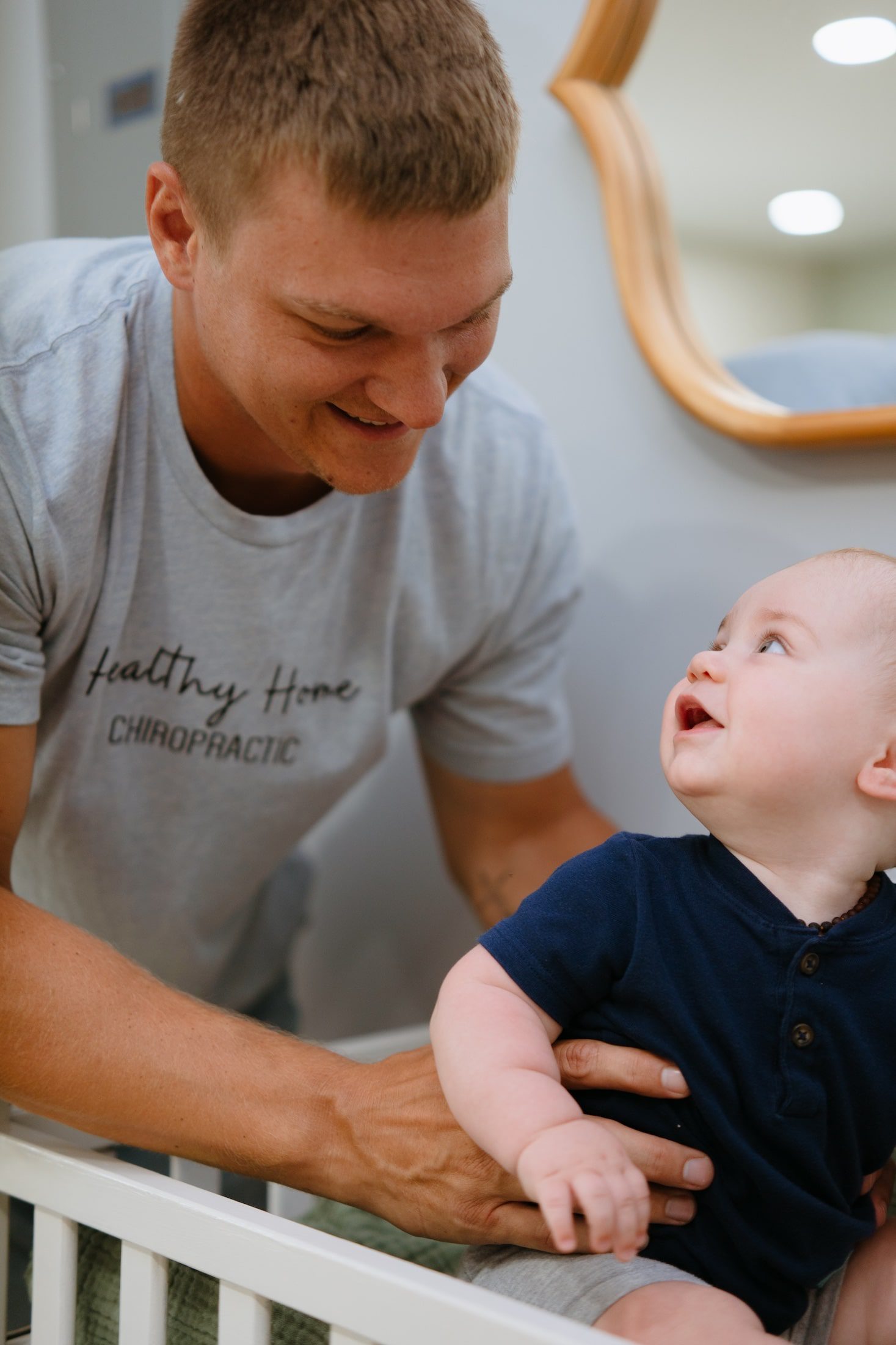 dr. devin gohn chiropractor adjust kid