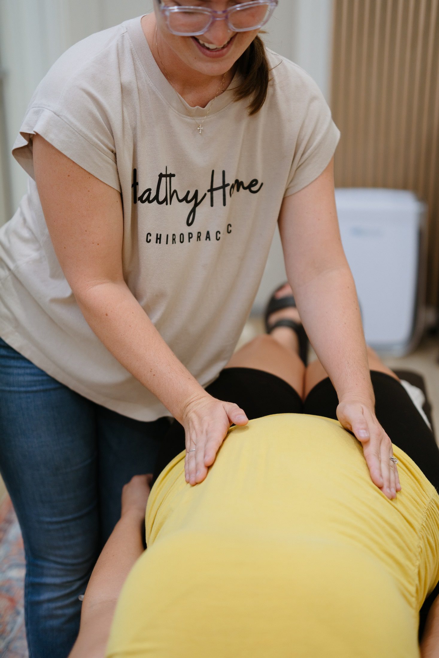 dr chandler gohn chiropractor adjuct pregnant woman